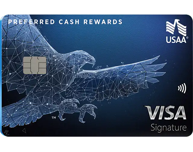 Usaa Preferred Cash Rewards Vis Signature Card Art