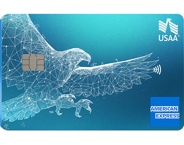 A credit card with a bird and a symbol.